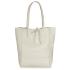 Geanta shopper din piele naturala DiAmanti Luisa Beige